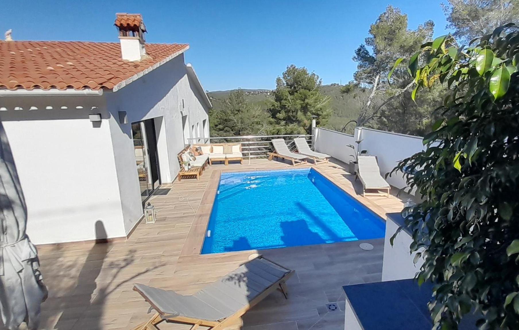 Villa Avril Piscina Privada Y Amplias Terrazas Olivella Eksteriør bilde