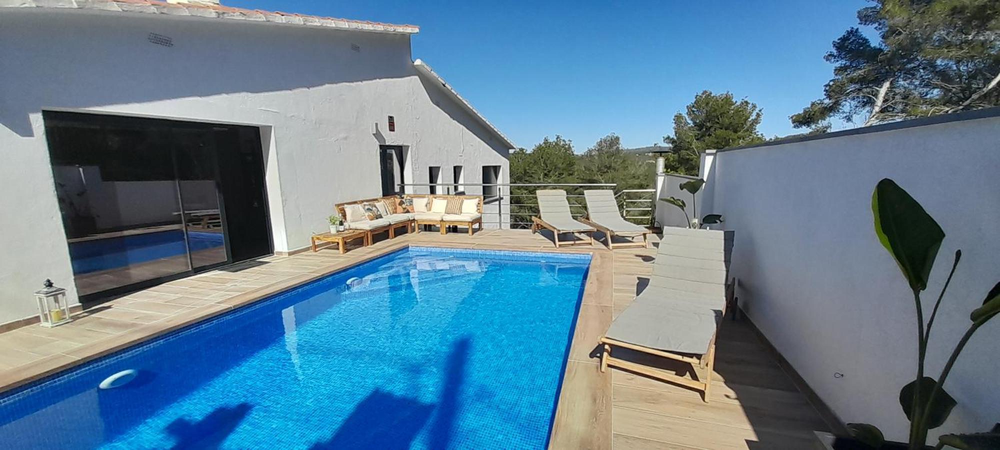Villa Avril Piscina Privada Y Amplias Terrazas Olivella Eksteriør bilde