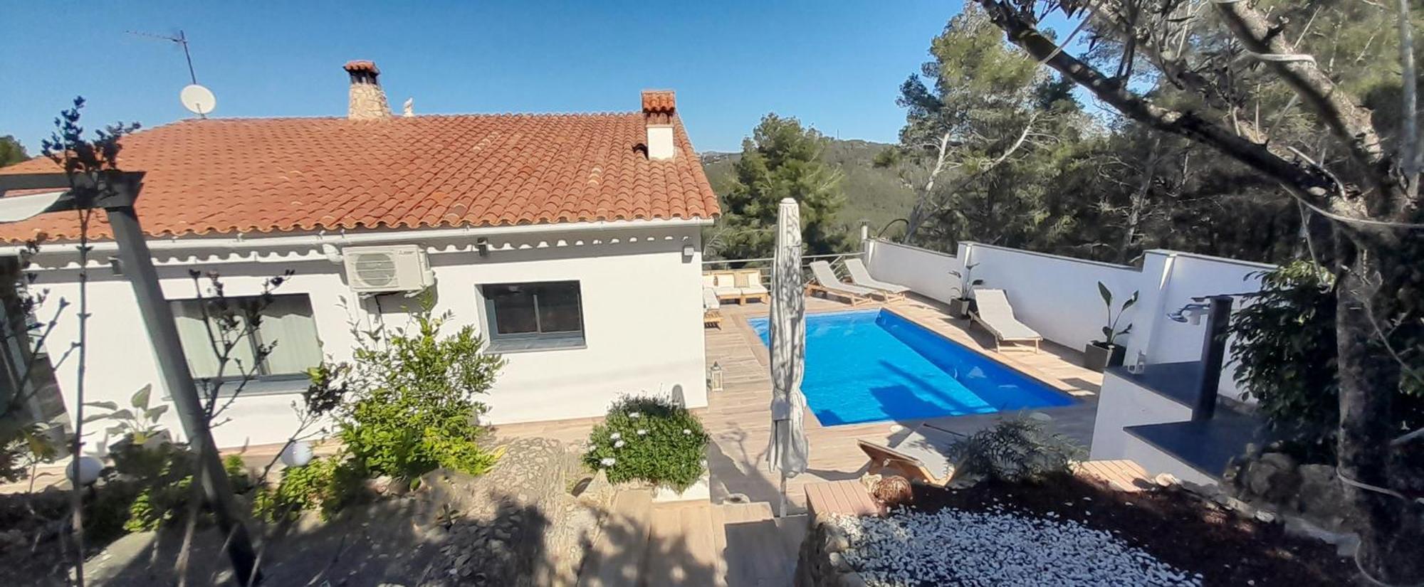 Villa Avril Piscina Privada Y Amplias Terrazas Olivella Eksteriør bilde
