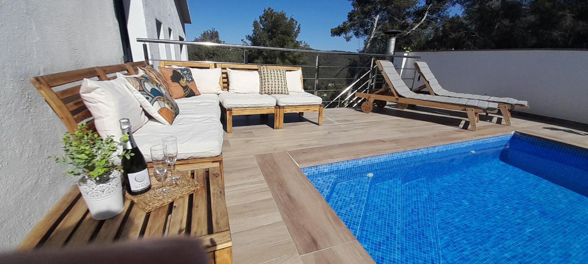 Villa Avril Piscina Privada Y Amplias Terrazas Olivella Eksteriør bilde