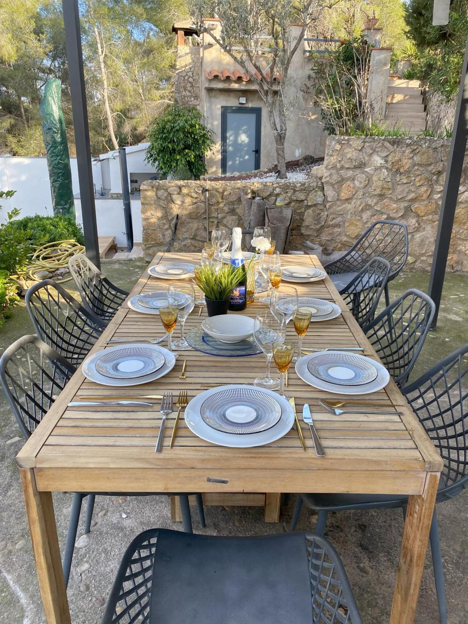 Villa Avril Piscina Privada Y Amplias Terrazas Olivella Eksteriør bilde